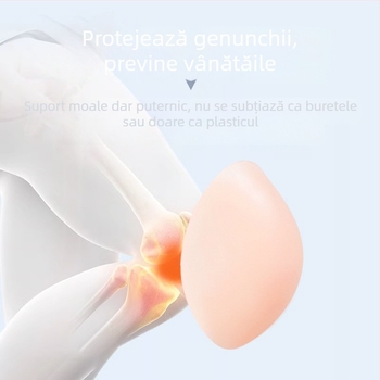 Toamna și iarna schi silicon pad genunchiere anti-cădere artefact îngroșat genunchiere patinaj artistic anti-îngheț interior purtare genunchiere pentru femei