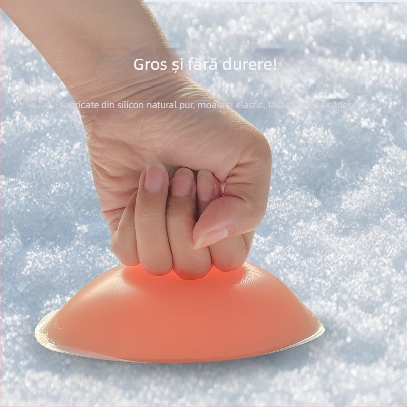 Toamna și iarna schi silicon pad genunchiere anti-cădere artefact îngroșat genunchiere patinaj artistic anti-îngheț interior purtare genunchiere pentru femei