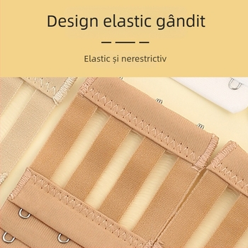 4 buc cataramă extensibilă pentru sutien, combinație transfrontalieră, microfibră elastică, cu trei rânduri, cu trei nasturi, cataramă perlată pentru geantă de aprovizionare cu lenjerie intimă