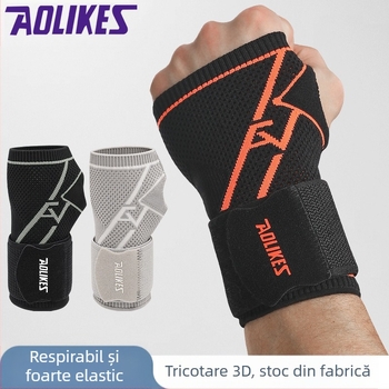 Protecții pentru încheieturi cu șireturi, protecții pentru palme extinse și presurizate pentru exerciții de fitness, protecții pentru încheieturi respirabile și calde, țesute cu material textil