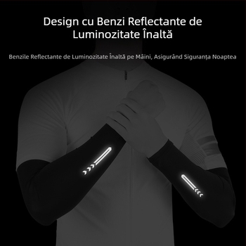 Manșoane reflectorizante pentru protecție solară Ice Silk, en-gros, pentru bărbați și femei, protecție UV de vară, condus, pescuit, alergare nocturnă, subțire