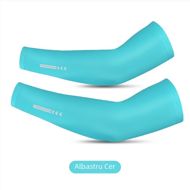 Manșoane reflectorizante pentru protecție solară Ice Silk, en-gros, pentru bărbați și femei, protecție UV de vară, condus, pescuit, alergare nocturnă, subțire