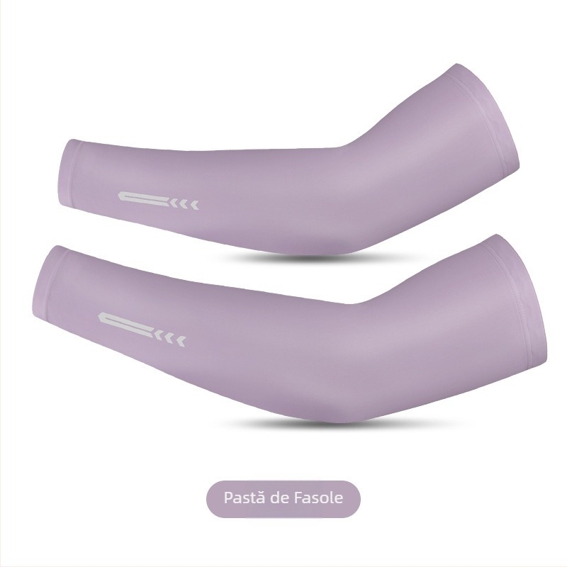 Manșoane reflectorizante pentru protecție solară Ice Silk, en-gros, pentru bărbați și femei, protecție UV de vară, condus, pescuit, alergare nocturnă, subțire