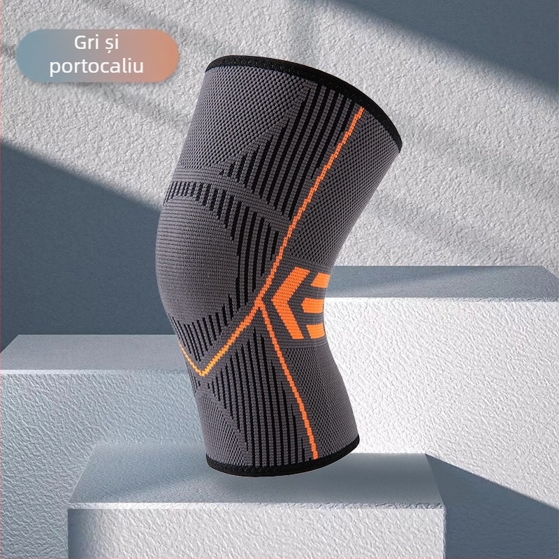 Genunchiere sport pentru bărbați și femei, genunchiere antiderapante, subțiri și respirabile, pentru antrenament de fitness, de vară, pentru aer condiționat