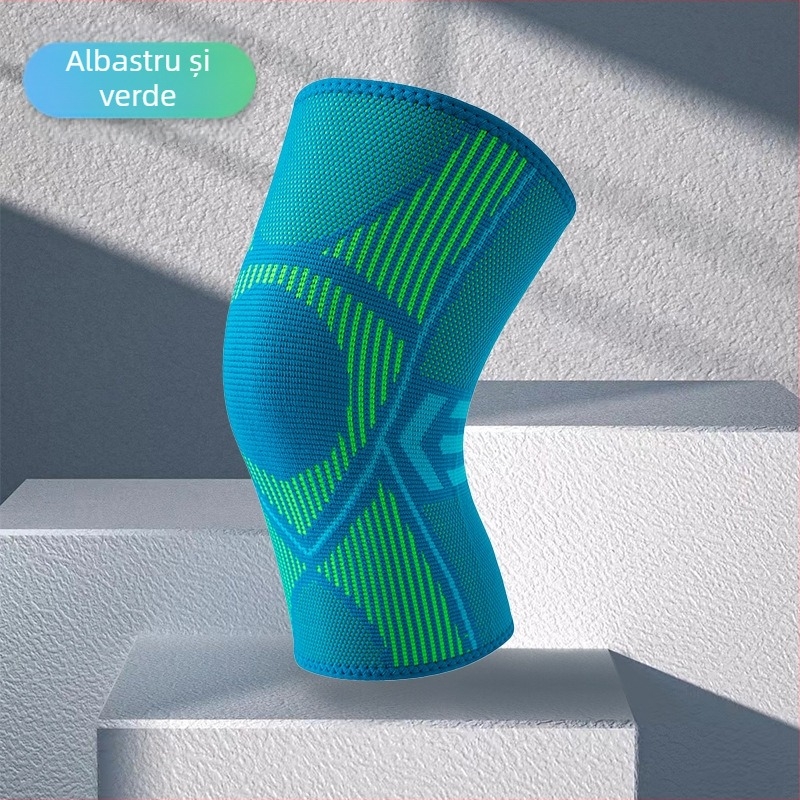 Genunchiere sport pentru bărbați și femei, genunchiere antiderapante, subțiri și respirabile, pentru antrenament de fitness, de vară, pentru aer condiționat