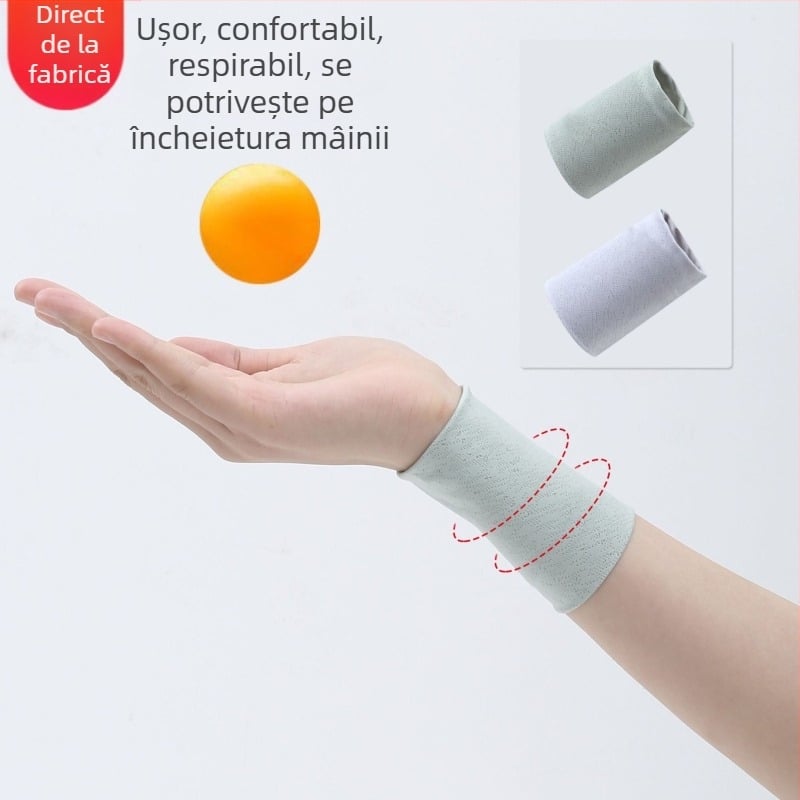 Brățară sport subțire de vară direct din fabrică, curea de încheietură cool pentru bărbați și femei, fitness, absorbant de transpirație, respirabil, cu manșon de gheață, acoperire pentru cicatrici, en-gros