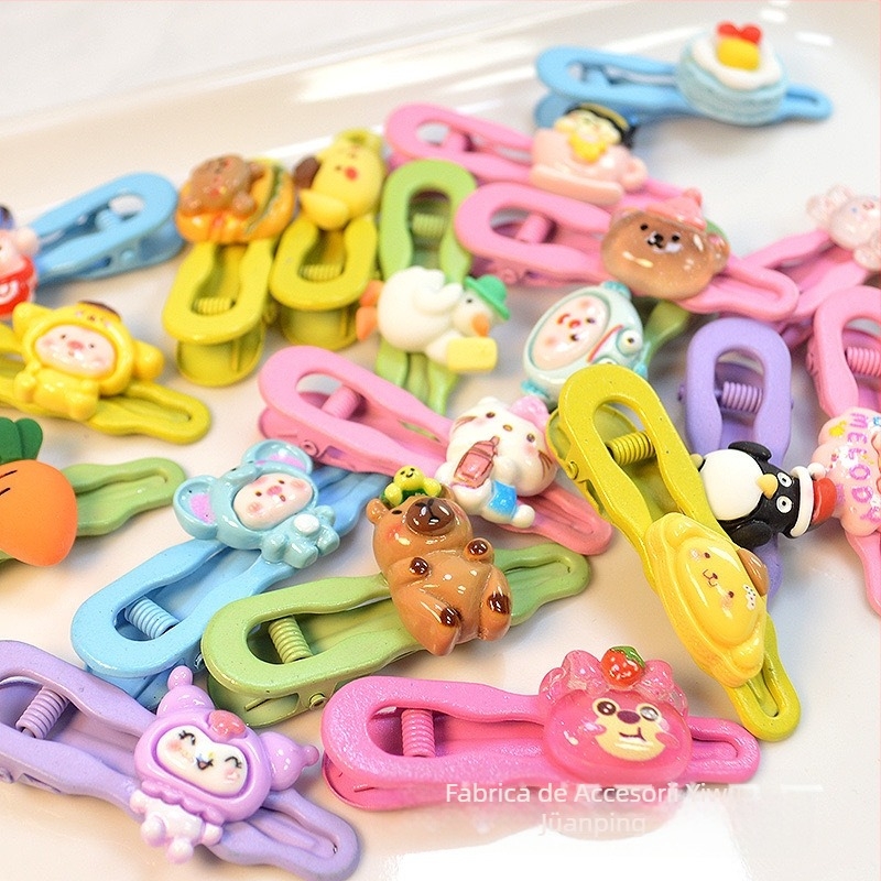 Pachet de 100 ~ Mini plasă de agrafe de păr, culoare roșie, cu breton pentru copii, păr rupt, agrafe mici, cadouri, stand de vânzare agrafe