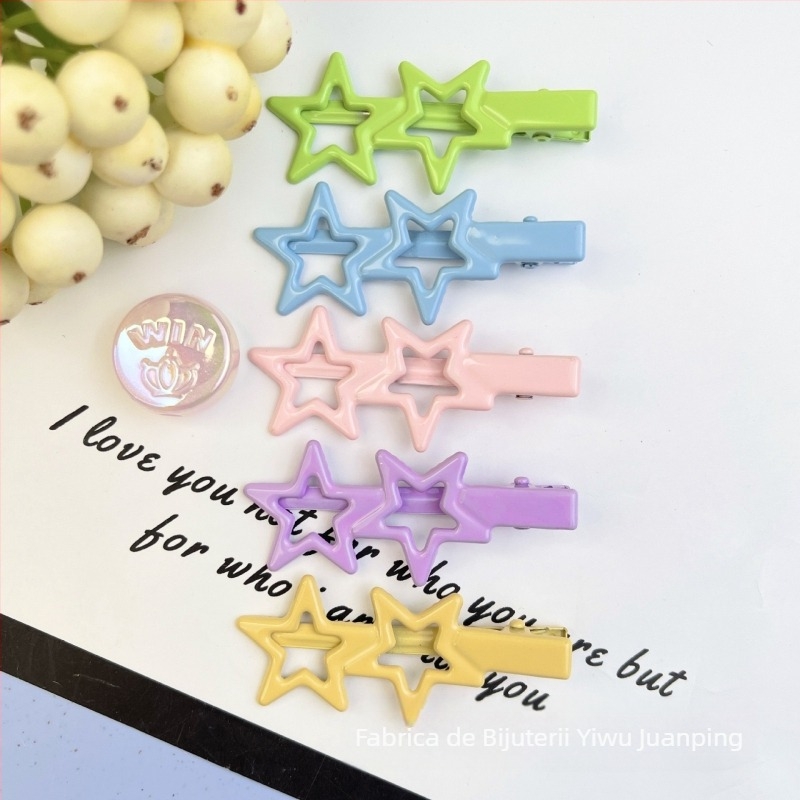 Pachet de 100 ~ Mini plasă de agrafe de păr, culoare roșie, cu breton pentru copii, păr rupt, agrafe mici, cadouri, stand de vânzare agrafe