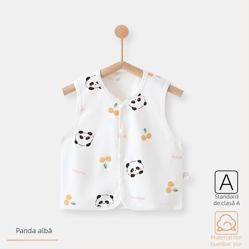 Vestă pentru bebeluși, clasa A, îmbrăcăminte de exterior, primăvară și toamnă, vestă pentru bebeluși din bumbac pur, pentru ieșiri în toamnă