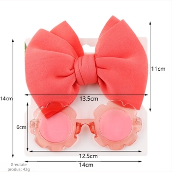 Ochelari de soare pentru copii, ochelari de soare cu bandă de susținere, set combinat, la modă, desene animate, jucărie pentru bebeluși, ochelari de soare ... bumbac, culoare solidă, bandă de susținere