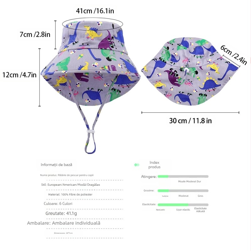 Pălărie de soare transfrontalieră de primăvară și vară europeană și americană, protecție solară pentru copii, protecție pentru gât, Amazon, nouă pălărie de soare anti-UV