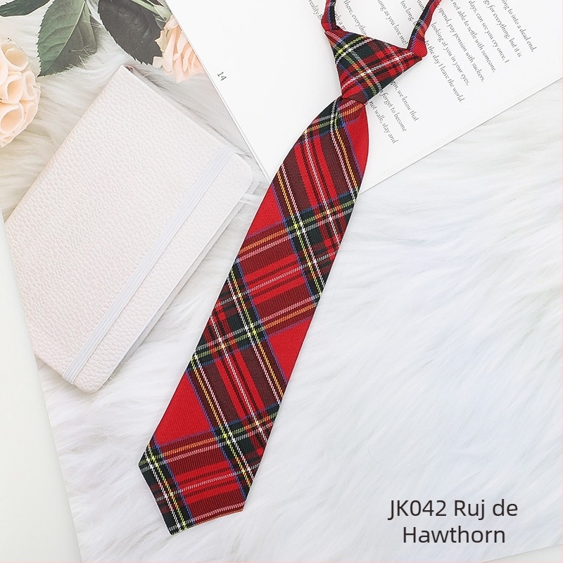 Stil japonez în carouri negru papion guler șir femei guler flori stil colegiu panglică JK arc cămașă costum de marinar