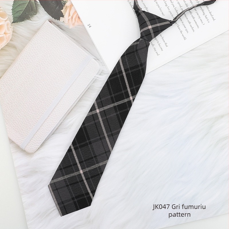 Stil japonez în carouri negru papion guler șir femei guler flori stil colegiu panglică JK arc cămașă costum de marinar