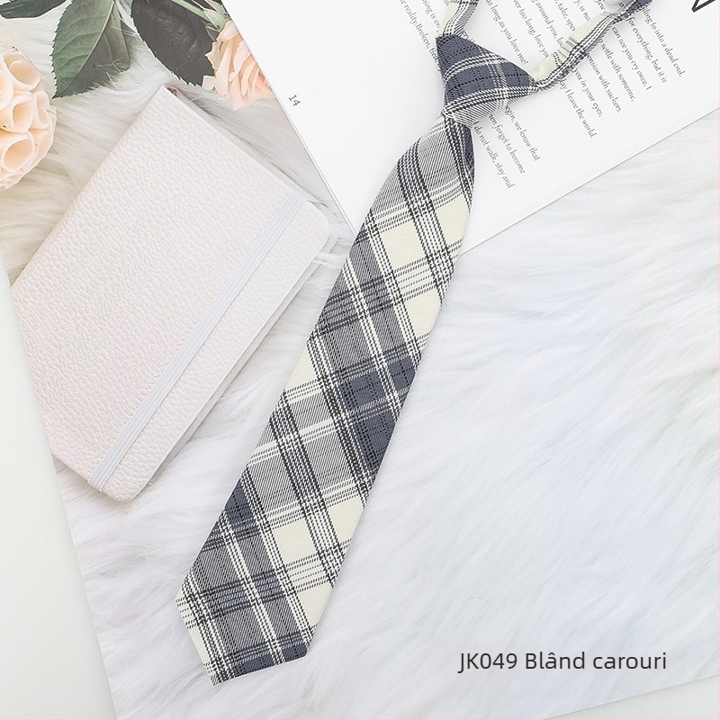 Stil japonez în carouri negru papion guler șir femei guler flori stil colegiu panglică JK arc cămașă costum de marinar