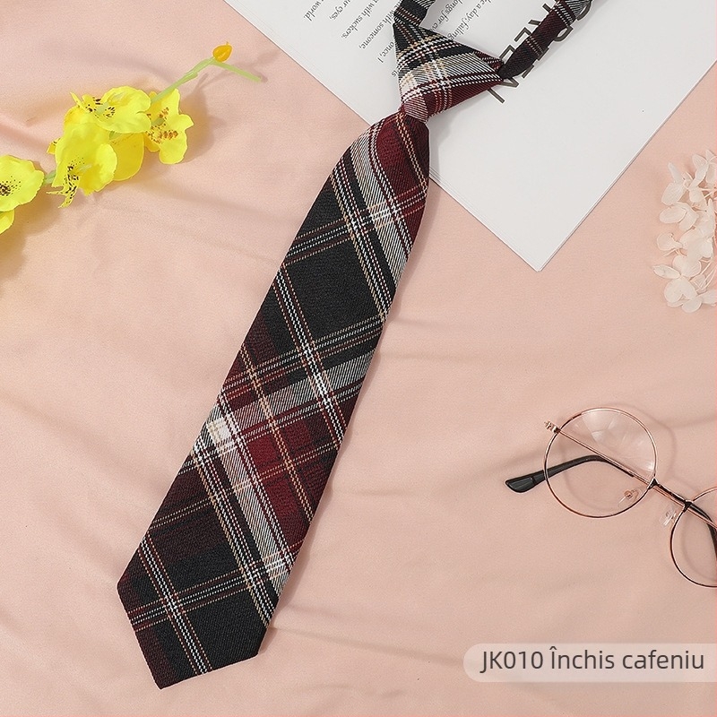 Stil japonez în carouri negru papion guler șir femei guler flori stil colegiu panglică JK arc cămașă costum de marinar