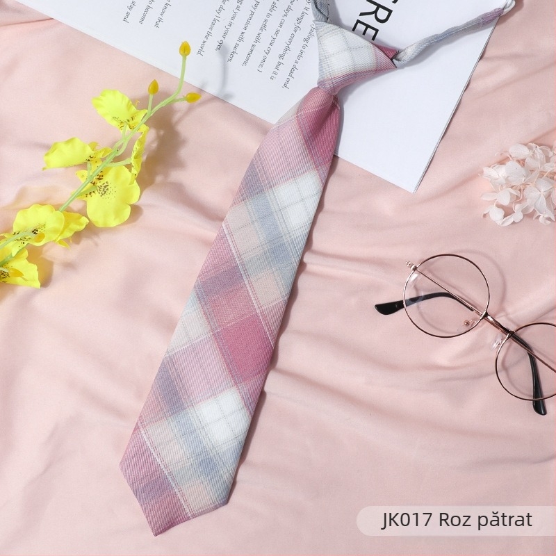 Stil japonez în carouri negru papion guler șir femei guler flori stil colegiu panglică JK arc cămașă costum de marinar