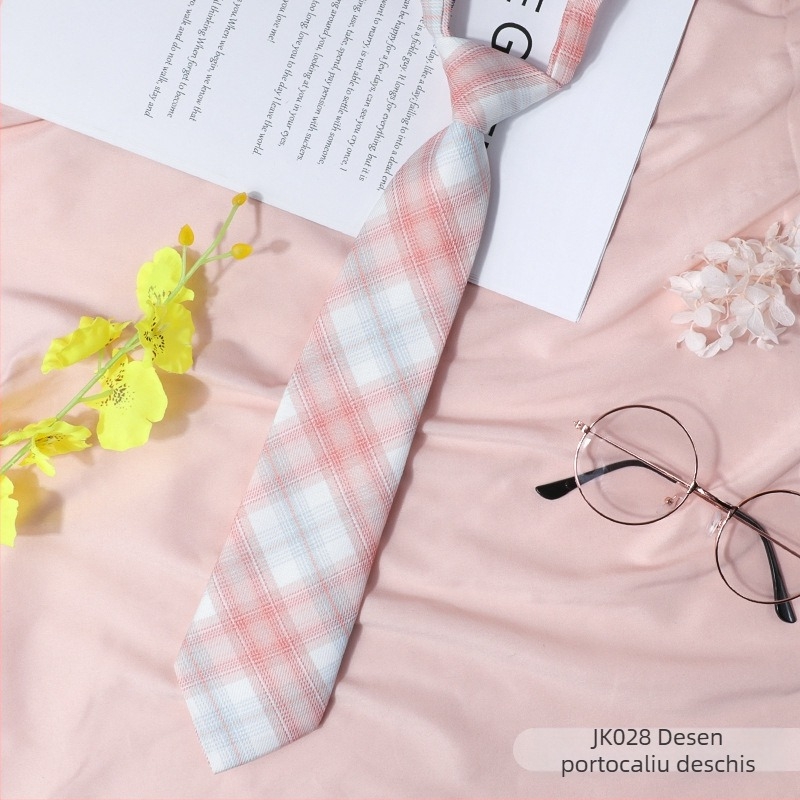 Stil japonez în carouri negru papion guler șir femei guler flori stil colegiu panglică JK arc cămașă costum de marinar