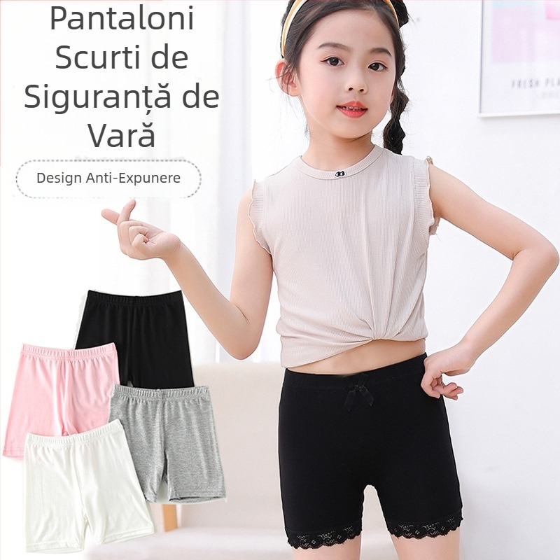Pantaloni de siguranță pentru fete, primăvara și vara, noi, anti-alergare, lumină, vară subțire, pentru bebeluși, asigurare pentru copii, plus pantaloni scurți între picioare pentru fete