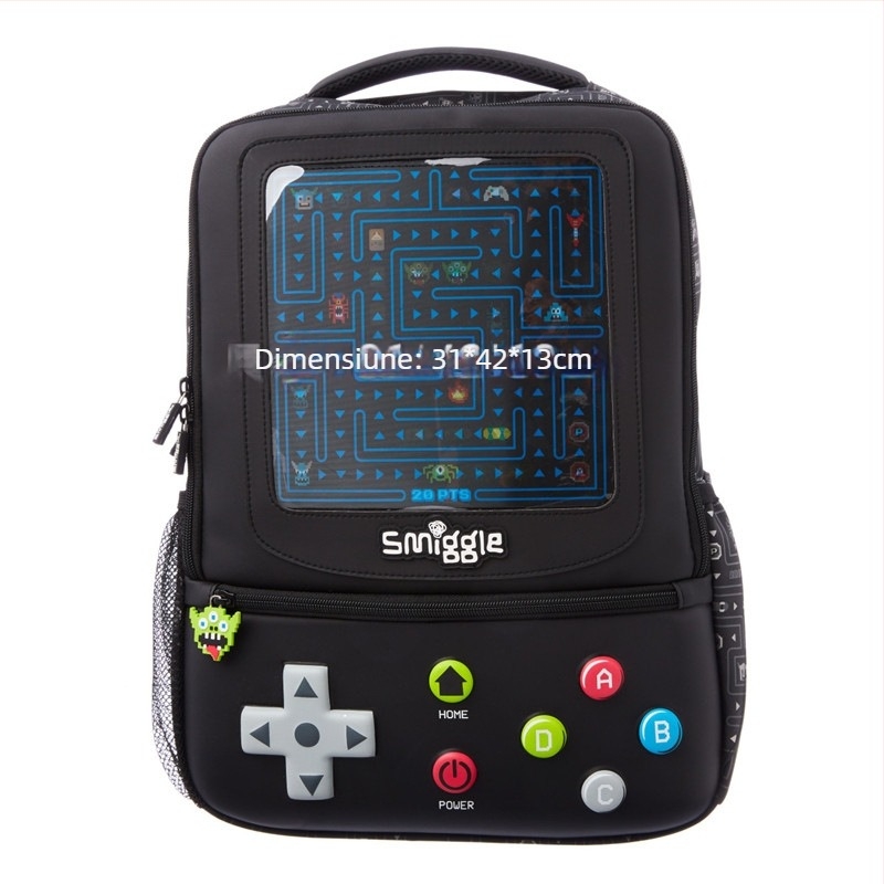 Ghiozdan școlar australian Smiggle, ușor, cu capacitate mare, pentru școala primară, băieți și fete