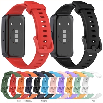 Yuelai puternic pentru brățara Huawei 9 curea din silicon cu dop metalic curea Huawei brățară 8 curea band9