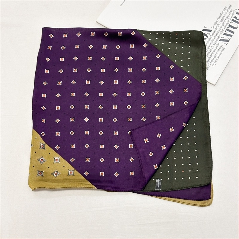 2024 Eșarfă de mătase imprimată elegantă de înaltă calitate, stil coreean, modă, 70 eșarfă pătrată mică, eșarfă decorativă pentru femei, eșarfă decorativă, stil nou