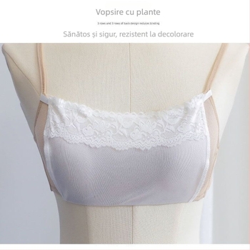 Vară nouă, dintr-o singură bucată, anti-mers pe jos, cu tub, artefact, cu bază invizibilă cu margini din dantelă, pânză fără urme pentru a vă acoperi pieptul