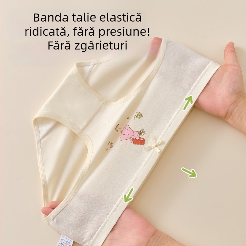 Lenjerie intimă pentru copii, triunghi, bumbac, clasa A, bumbac, 6-12 ani, pantaloni scurți pentru fetițe, nu se taie fundul, en-gros