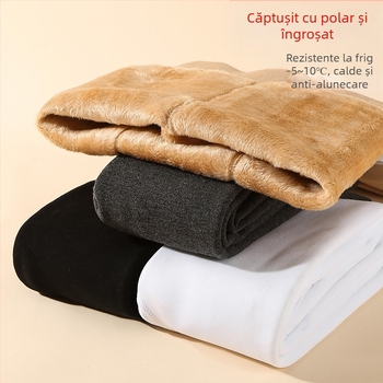 Colanți de dans pentru fete, pentru primăvară, toamnă și iarnă, căptușiți cu fleece și îngroșați, colanți albi specifici baletului, dresuri subțiri din fleece pentru copii