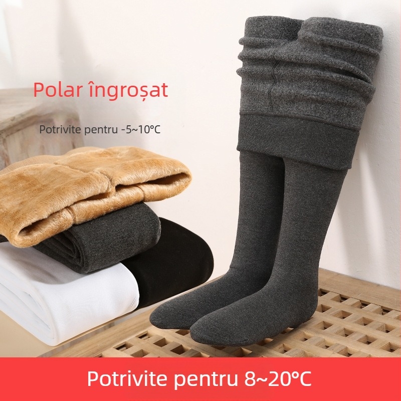 Colanți de dans pentru fete, pentru primăvară, toamnă și iarnă, căptușiți cu fleece și îngroșați, colanți albi specifici baletului, dresuri subțiri din fleece pentru copii