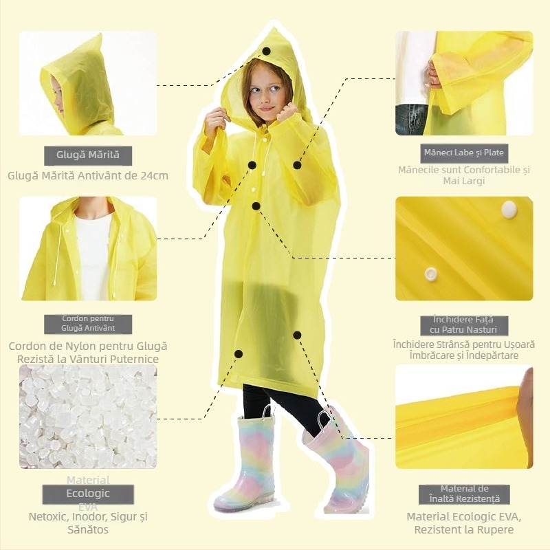 En-gros, îngroșată, de unică folosință, pentru copii, impermeabilă Eva, îngroșată, conexă, pentru școală, în aer liber, pentru călătorii, pitorești, producător en-gros