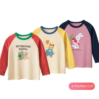 Îmbrăcăminte pentru copii de la marca 27home, toamnă, tricou coreean cu mânecă lungă, en-gros, pentru fete, haine pentru bebeluși, o consignație