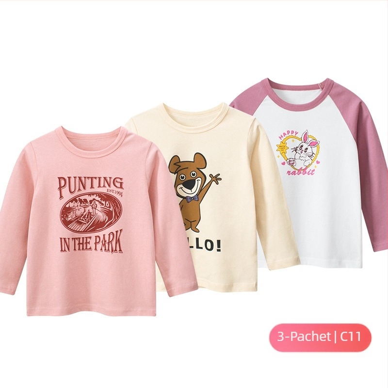 Îmbrăcăminte pentru copii de la marca 27home, toamnă, tricou coreean cu mânecă lungă, en-gros, pentru fete, haine pentru bebeluși, o consignație
