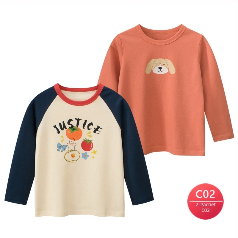Îmbrăcăminte pentru copii de la marca 27home, toamnă, tricou coreean cu mânecă lungă, en-gros, pentru fete, haine pentru bebeluși, o consignație