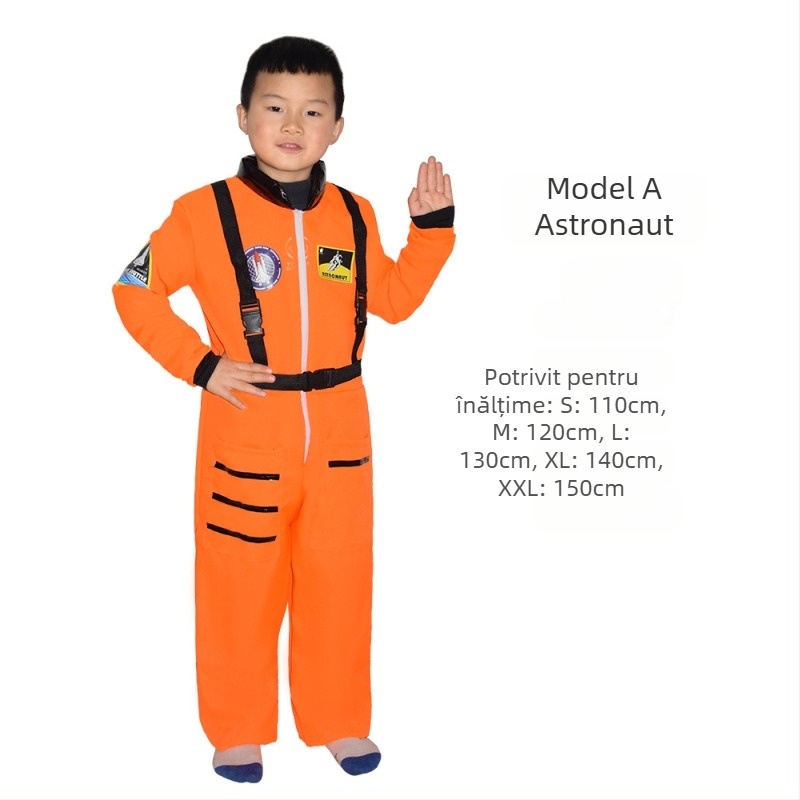 Îmbrăcăminte spațială transfrontalieră pentru copii, Halloween, cos, îmbrăcăminte de spectacol pentru adulți, îmbrăcăminte de spectacol pentru petreceri de sărbători, astronaut