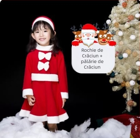 Costum de Crăciun pentru copii, haine de Crăciun, costum de Halloween pentru fete și băieți, haine de Crăciun pentru bebeluși, haine de Crăciun