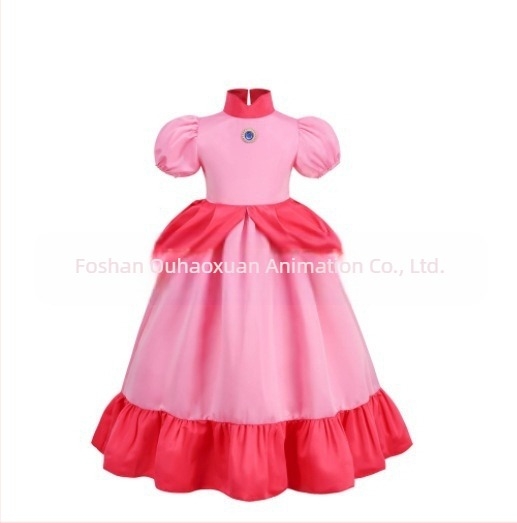 Rochie nouă pentru prințesa Mario și Brigitte, talie strâmtă, shaggy, mâneci bufante, prințesă, fete