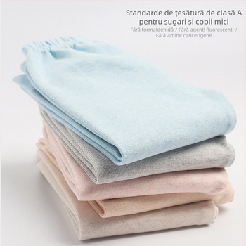 Pantaloni de fleece unici pentru bebeluși, pantaloni de toamnă și iarnă pentru băieți și fete, pantaloni slim-fit din bumbac pur pentru bebeluși, colanți caldi pentru copii