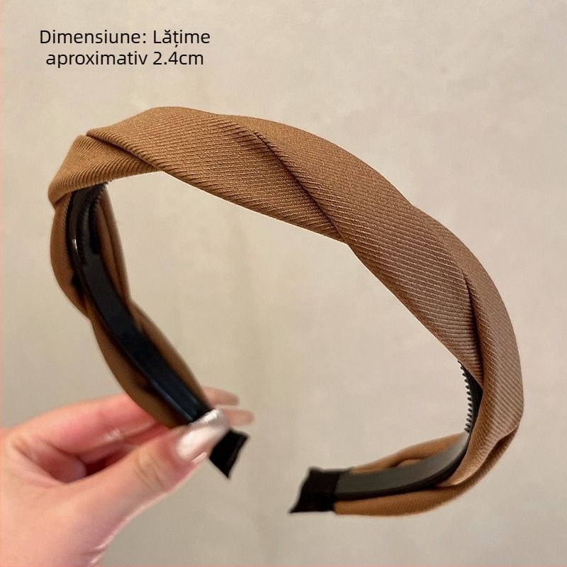 Femeii bandană de păr cu vârf înalt, stil nou, spălare facială, antiderapantă, cu boruri largi, ștampilă de păr presată, accesorii de păr simple, pachet de păr