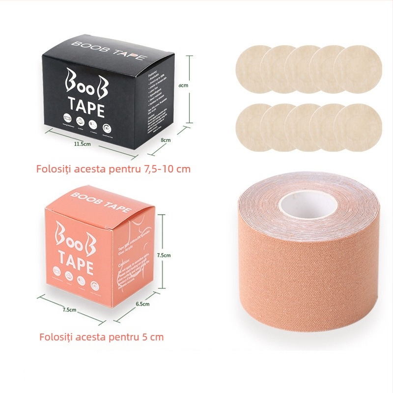 Bandaj invizibil multifuncțional pentru ridicarea sânilor, bandaj elastic pentru piept, metodă de purtare, Amazon