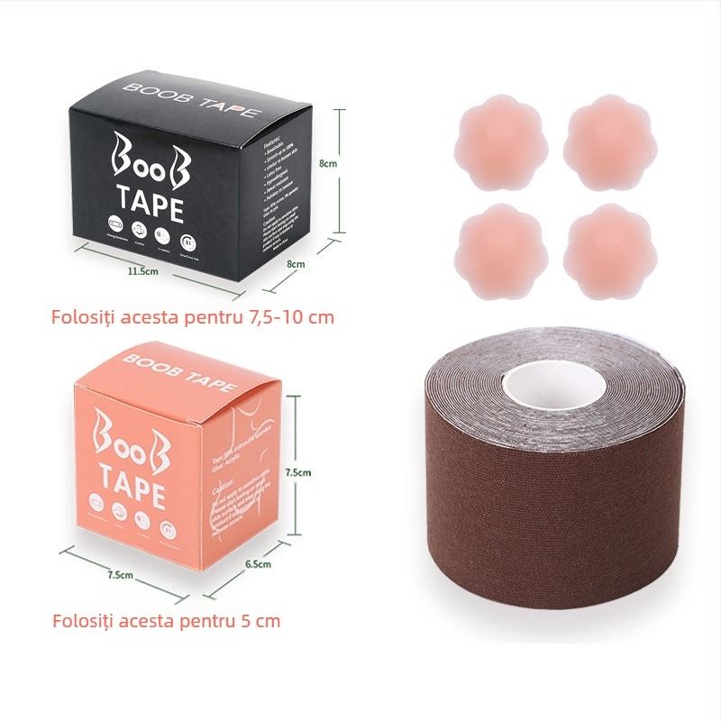 Bandaj invizibil multifuncțional pentru ridicarea sânilor, bandaj elastic pentru piept, metodă de purtare, Amazon