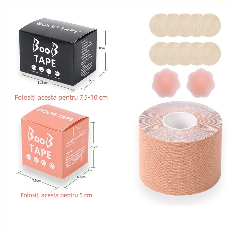 Bandaj invizibil multifuncțional pentru ridicarea sânilor, bandaj elastic pentru piept, metodă de purtare, Amazon