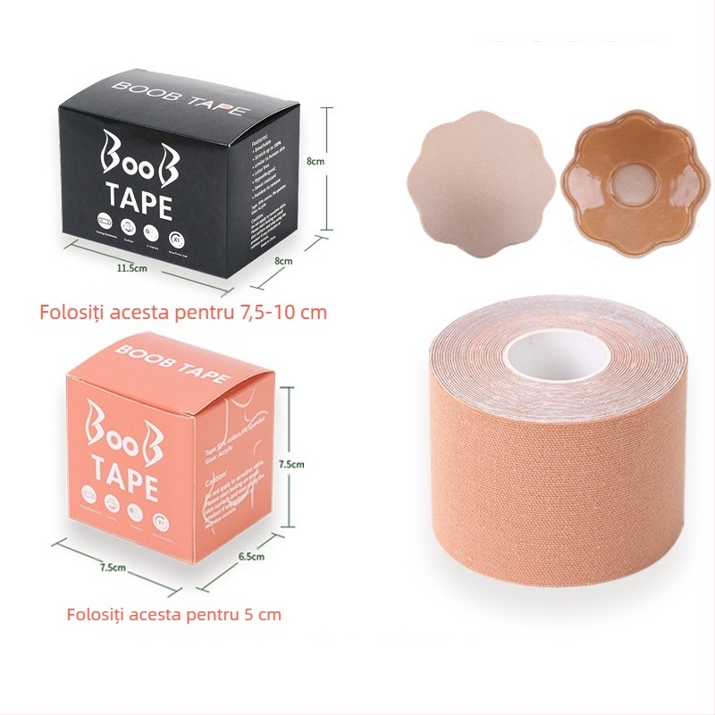 Bandaj invizibil multifuncțional pentru ridicarea sânilor, bandaj elastic pentru piept, metodă de purtare, Amazon