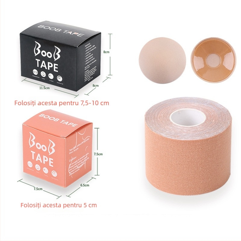 Bandaj invizibil multifuncțional pentru ridicarea sânilor, bandaj elastic pentru piept, metodă de purtare, Amazon