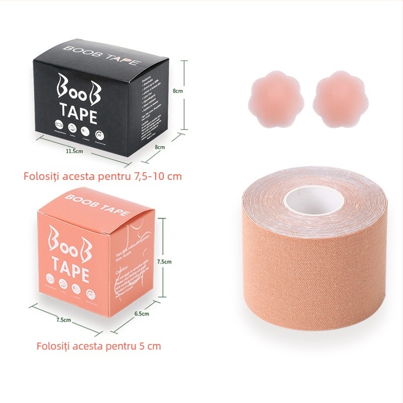 Bandaj invizibil multifuncțional pentru ridicarea sânilor, bandaj elastic pentru piept, metodă de purtare, Amazon