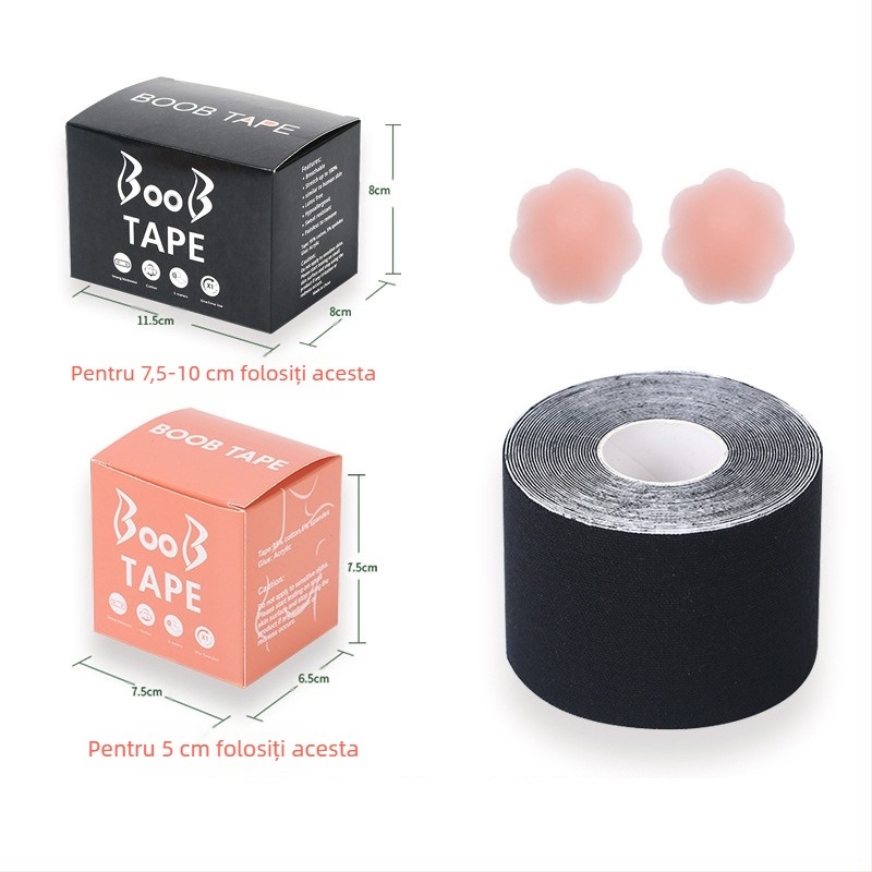 Bandaj invizibil multifuncțional pentru ridicarea sânilor, bandaj elastic pentru piept, metodă de purtare, Amazon