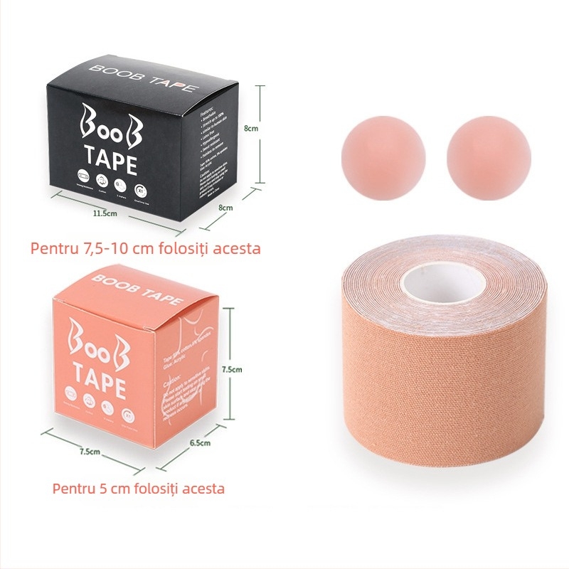 Bandaj invizibil multifuncțional pentru ridicarea sânilor, bandaj elastic pentru piept, metodă de purtare, Amazon