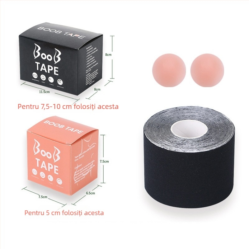 Bandaj invizibil multifuncțional pentru ridicarea sânilor, bandaj elastic pentru piept, metodă de purtare, Amazon