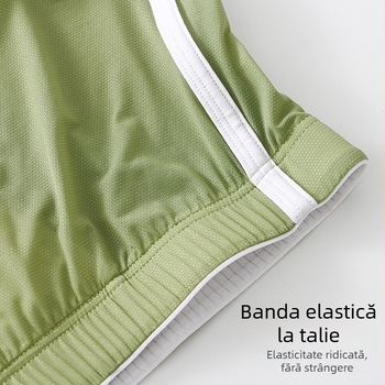 Zhongshan Lenjerie intimă pentru bărbați Aro Pantaloni de vară din mătase de gheață Ultra-subțire Plasă Sport Lenjerie intimă pentru bărbați Pantaloni scurți de casă lejeri pentru bărbați