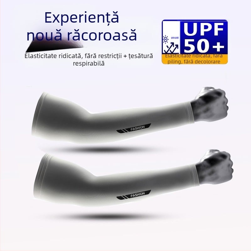 Manșon de protecție solară pentru pescuit de vară, pentru bărbați, pentru sporturi în aer liber, protecție UV, respirabil, cu uscare rapidă, protecție solară, manșon de gheață, en-gros