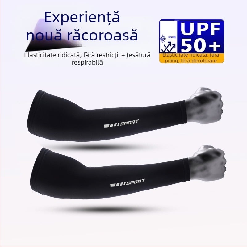 Manșon de protecție solară pentru pescuit de vară, pentru bărbați, pentru sporturi în aer liber, protecție UV, respirabil, cu uscare rapidă, protecție solară, manșon de gheață, en-gros